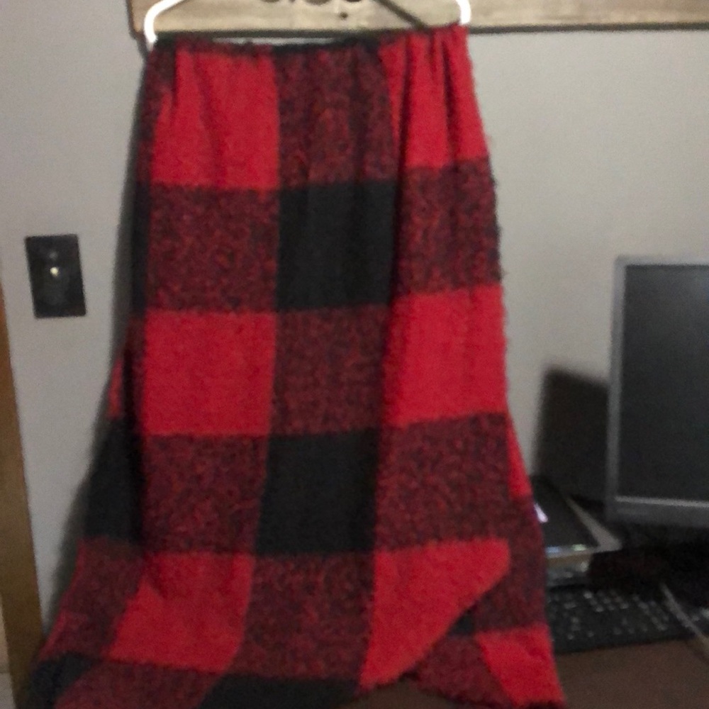 Hollister blanket Buffalo plaid check scarf